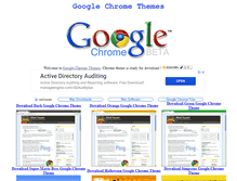 Tablet Screenshot of freechromethemes.com